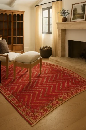 Alfombra Marroquí Artesanal – Ref. P008 (264 x 185 cm)